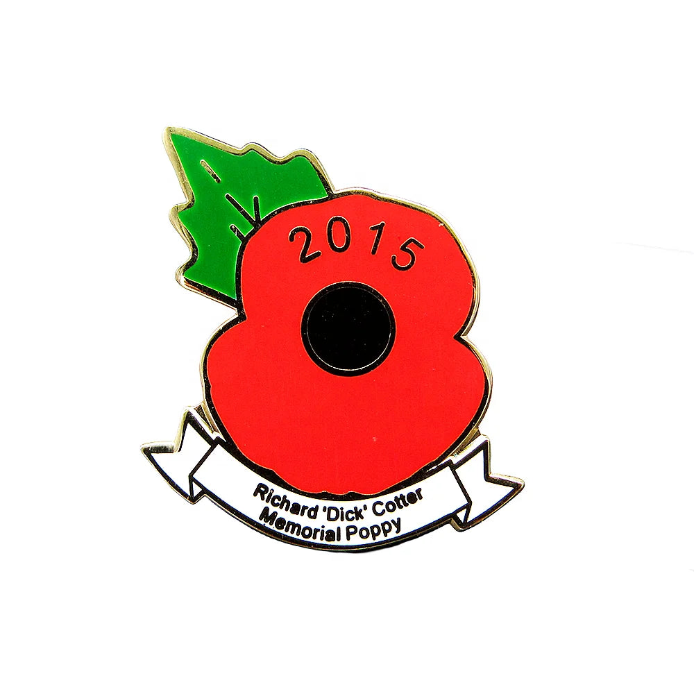 Metal HardEnamel Lapel Pins European Cup Club Gifts Football Pins Poppy Pin Badges