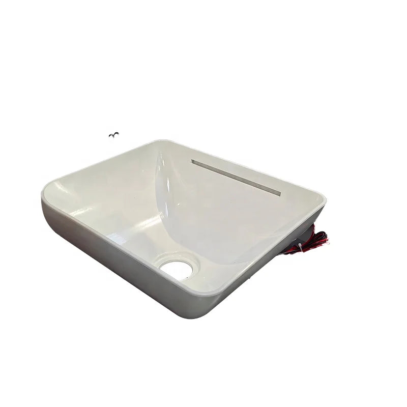 MOBORV Motorhome Parts Camper Van Conversion Kit RV Sink Basin Plastic White 12V LED Electricity MegaBDM