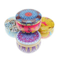 Recyclable Metal Food-Grade Tin Box Multiple Colors for Flower Tea Candy Chocolate Aromatherapy Candle Tin Jar Packaging Storage
