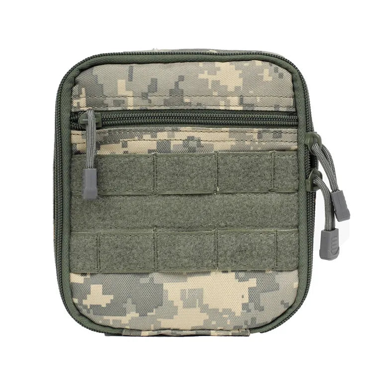GAF 1000D Nylon Tactical Pouch Zipper Hasp Closure Interior Zipper Pocket Custom Logo Option 1.1L Capacity Customizable Colors