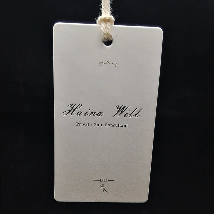 Custom Your Own Logo Clothing Pants Labels Gift Logo Tags Hand Brand Swing Hang Tags