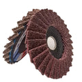 Wholesale 4.5inch Non-Woven Flap Disc for Stainless Steel High-Hardness round Polishing Disc Customizable OEM Support