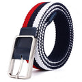 New Factory Direct Supply Korean Version of the Breathable Elastic Belt Men and Women Elastic Canvas Belt Leisure Youth Belt