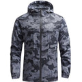 New Men Quick Dry Running Jackets Fitness Gym Climbing Hiking Outdoor Sports Windproof Clothing Waterproof Hooded Jacket