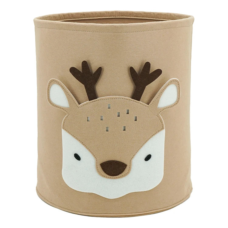 Folding Storage Bins for Toys Storage Basket  Felt Storage Laundry Basket Toys Hamper