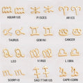 2025 Hot Selling Versatile Fine Jewelry Earrings European American Luxury Earrings Symbol Version Zodiac Earrings