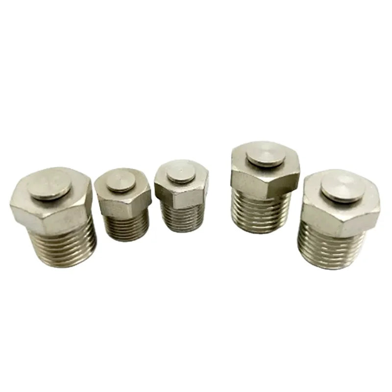 XZW Brass Pressure Reducing Relief Vent Grease Fitting 1/4 BSP for Low Pressure Hydraulic Control for Gas Water Media