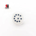 Baifu Jewelry Wholesale Price 1ct 2pcs Round 5.0mm Sapphire Blue Moissanite