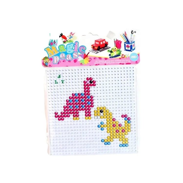 Wholesale Diy Educational Toys Custom Dinosaur Shape 5mm Hama Perler Beads Eco-friendly Hama Beads