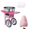 Mobile Cotton Candy Cart Commercial Grade Stainless Steel Carnival Food Vendor Equipment