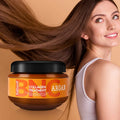 Custom Manufacturer 500ML Organic Keratin Collagen Argan Oil Nourishing Cream Hair Mask Smooth Repair Professional Salon Care