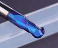 Ball Nose End Mill HRC65 Degree Blue Color Carbide Tungsten End Mill 2 Flute Milling Cutter CNC Tools  Milling Cutter Router Bit