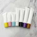 10ml 15ml 20ml White PE Lip Gloss Lipstick Lip Balm Lip Glaze Empty Cosmetic Soft Tube with Inner Plug