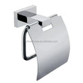 Modern Wall Mounted Stainless Steel Toilet Paper Holder with Cover Modern Bathroom Tissue Roll Paper Holder