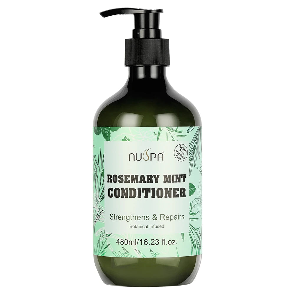 Nuspa 100% Pure Natural Rosemary Mint Fragrance Repair Hair Treatment Long Last Lock Moisture Hair Conditioner
