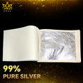 Hot Sale Food Grade 11X11cm 100% Genuine Edible Silver Leaf for Food Decoration