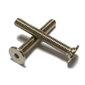 Hex Drive Allen Flat Head Machine Screws Countersunk Head Metric Inch Stainless Steel Brass Nickel Plated