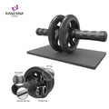 AB Wheel Roller Exerciser EVA Fitness Equipment for Home Use Muscle Trainer