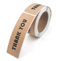 KY-202205757 Custom Printed Waterproof Clear Matte Wedding Favor Thank You Logo Adhesive Sticker Gold Foil Sticker Printing