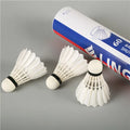 Good Quality Durable Goose Feather White Badminton Shuttlecock Lingmei60  Shuttles As Lining A+ 90