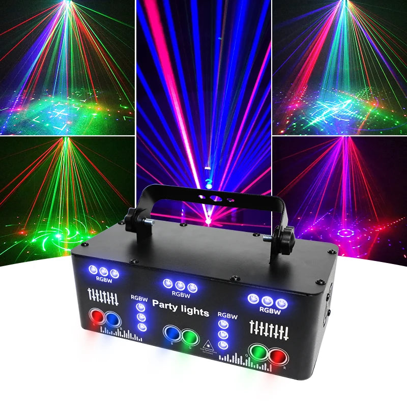 Factory 21 Lens Led Stage Lamp DJ Projector Strobe Effect Stage Lazer Lights Party Laser Light for Night Club Bar Lighting