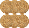 Wholesale Cheap Woven Natural Water Hyacinth Handmade Eco-Friendly Country Style Placemats/Tablemats for Home Restaurant Use
