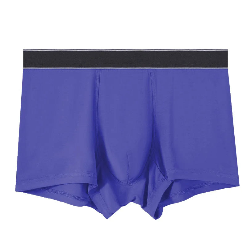 Custom Logo Men's Microfiber Trunks & Cotton Boxers Breathable Basic Fit Underwear OEM Supplier for Bulk Orders