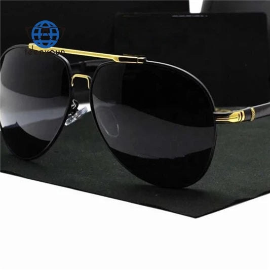 Teenyoun Light Sales Luxury High Driving Sunglasses 2023 New Famous Brands Polarized Double Bridge Metal Shades Male for Men