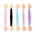 Wholesale Mini Double-Headed Disposable Sponge Eye Shadow Applicator 50pcs/Box Beauty Makeup Cleaning Brush Option