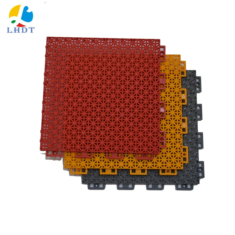 Fiba Basketball Court Modular pp Interlocking Sports Flooring Tiles  Hockey Court Tennis Tiles Multi Purpose