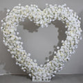 L-HFA002 Wholesale Wedding Flower Arch Artificial Flowers Wedding Arch Heart Flower Arch Backdrop Arrangement for Event De