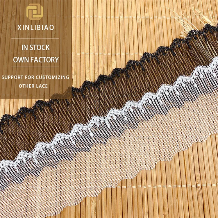 French Style Water Soluble Lace Simple Dot Mesh for Bar Code & Lingerie Spot Mesh Lace Clothing Accessories