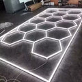 Led Light Working Light Hanging Hexagon Detailing Led Home Hexagon Ceiling Garage Light