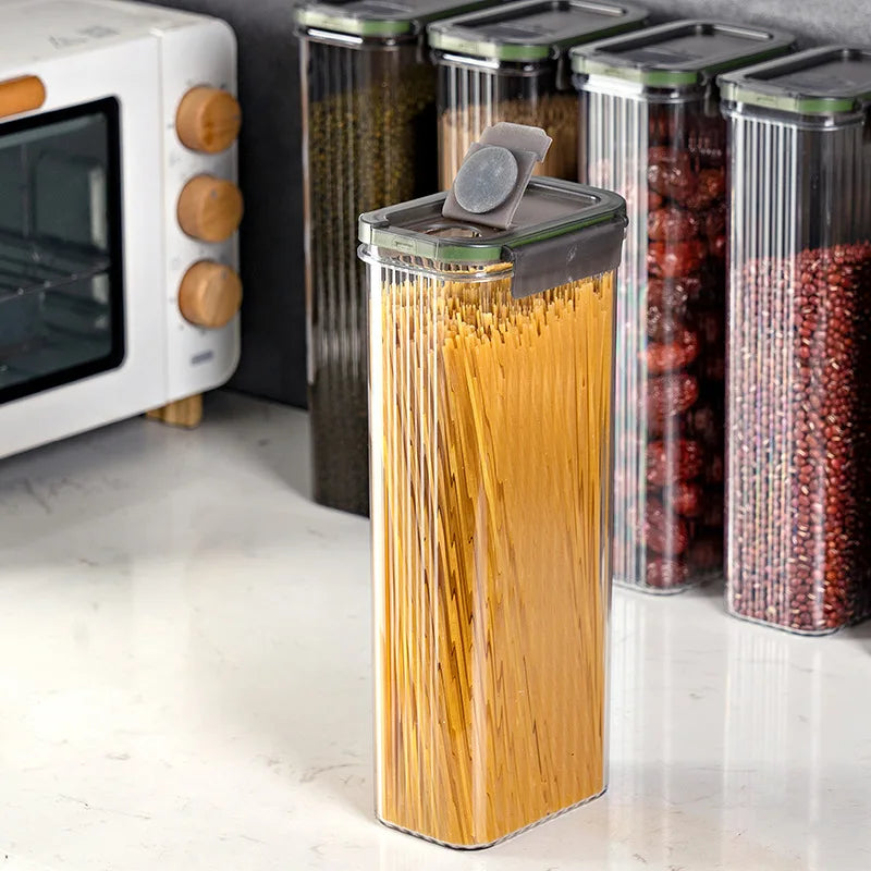 Airtight Kitchen Food Storage Containers Grain Cereal Noodle Storage Box Sealed Jar Storage Container Food Grade