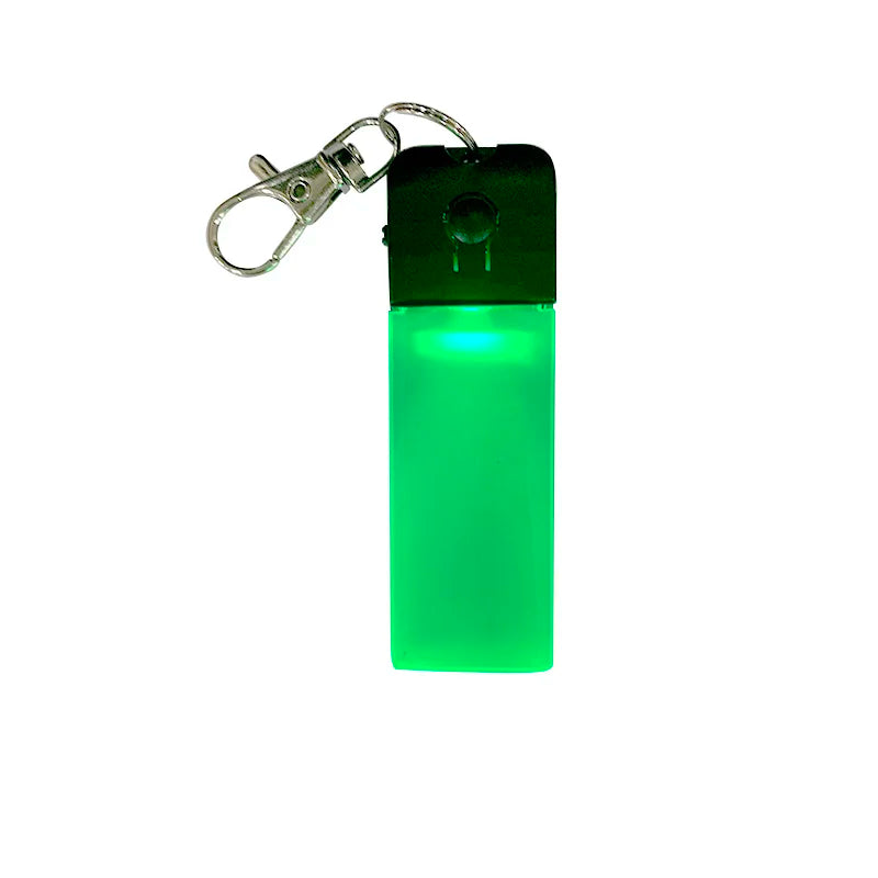 Recharging 3d Hologram Led Keychain Acrylic Key Ring 7color Change Usb Promotion Items Optical 3d Lamp for Business