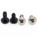 M1.4 M1.7 M2 M2.3 M2.6 M3 M4 Phillips Screw PWB Round Head With Washer Flat Tail Self Self- Tapping Screw Black /Nickel Plated