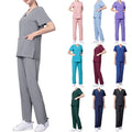 Elastic Quick Drying Ultra-thin Breathable Hygroscopic Perspiration Doctor's Work Clothes Beauty Salon Nurse's Suit