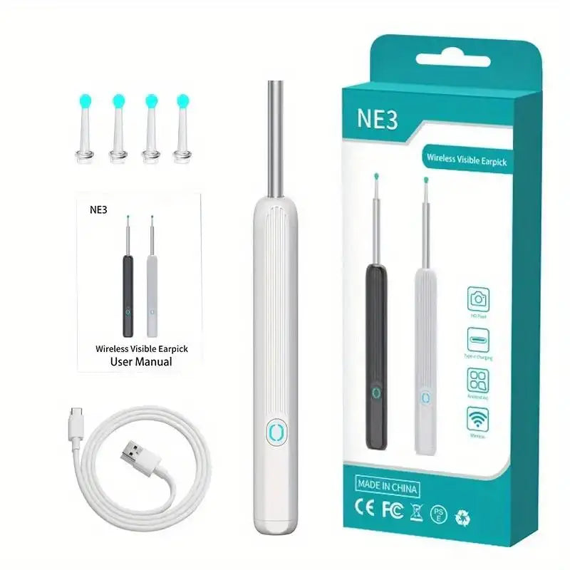 IFINE Intelligent Wireless Pen Smart Ears Cleaner Endoscope with 3 Axis Gyroscope ABS Material Ear Wax Remover