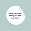 Wholesale Custom Diameter 6.5-8cm Round Waterproof Coated Paper Label Stickers 100-10000PCS