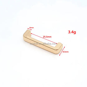 Factory Supply Bag Hardware 1 Inch Rainbow Color Purse Accessories Strap Connector Arch Bridge