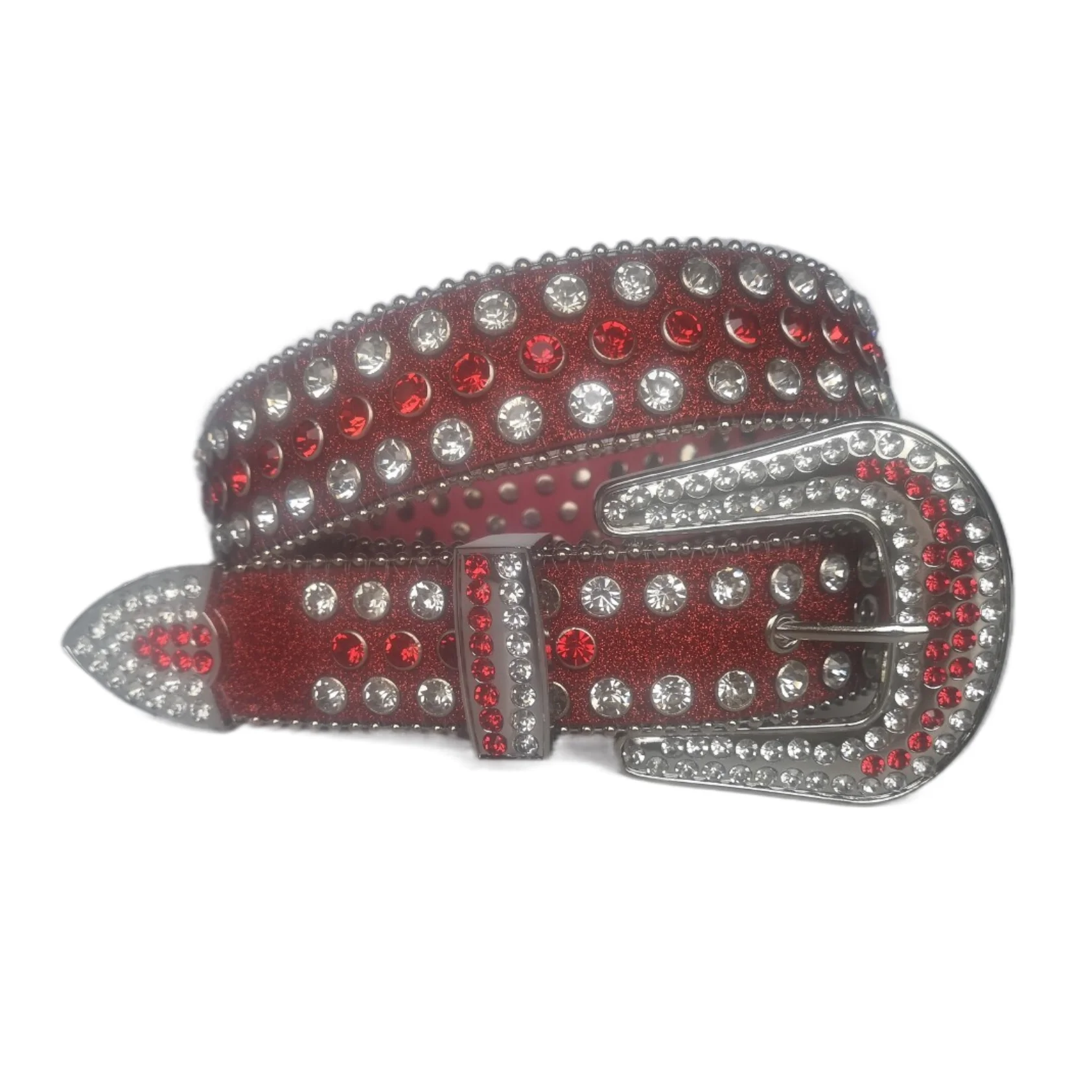 Belt Factory Hot Sale Women Ladies Men Strass Rhinestone Belt BB Simon Belts Bling