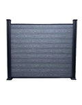 Alloy Frame Waterproof Garden Fence Boards Balcony WPC Composite Panels Australian Style 3D Model Number Wood Plastic Composite