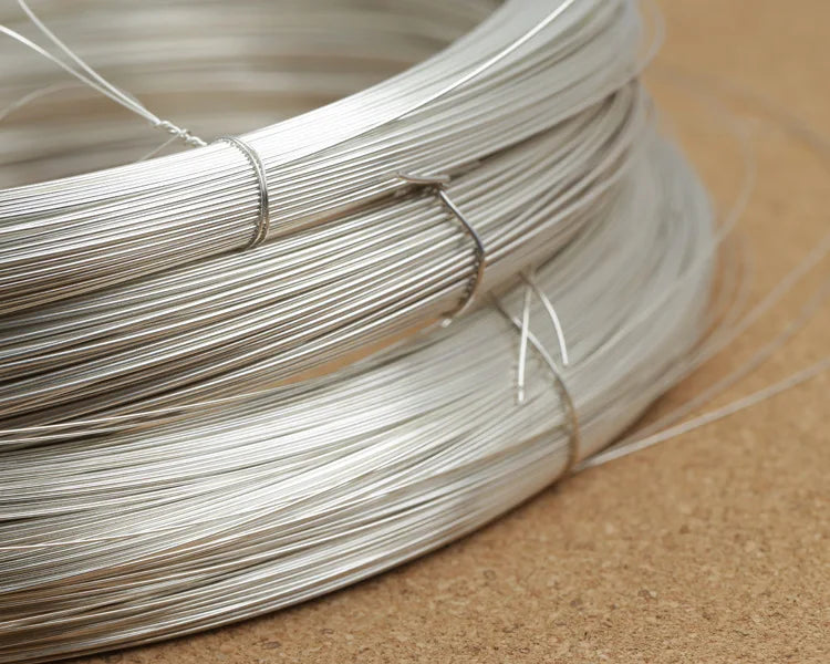 Wholesale 0.6mm 0.8mm 3mm Silver Craft Wire Half Round 925 Sterling Silver Wires Gauge for Making Jewelry Findings in Roll