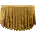 Sparkling Round Polyester Tablecloth Woven with Shiny Sequins 10+ Festive Colors Available
