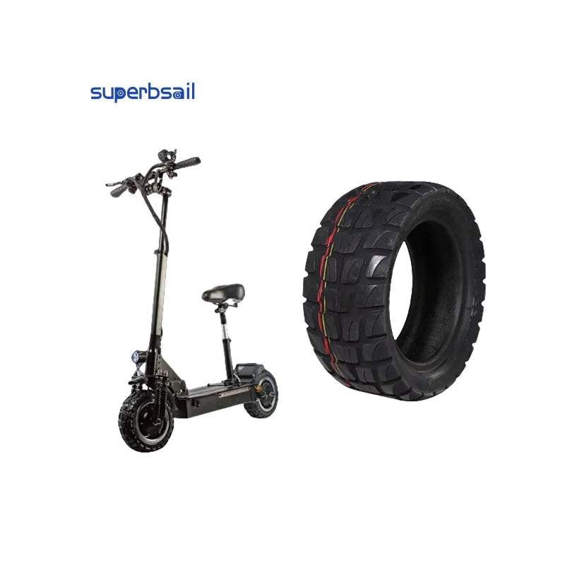 Superbsail 11 Inch 90/65-6.5 Off Road Tubeless Tire for Electric Scooter Anti-skid Wear-resistant Vacuum Tyre Wheel Accessories