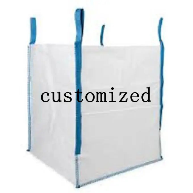 EGP Factory New Pp Customized Strong Loading Baffle Bulk Bags 1 Ton 2 Ton Bags Jumbo Big Bag Mesh Square Breathable 5:1
