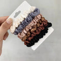 Custom Printed Eco-Friendly Barcode Hanging Paper Elastic Hair Scrunchies Holder Card with Logo for Hair Accessories Packaging