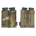 IDOGEAR Tactical 500D Nylon Elastic Double Magazine Pouch Carrier MOLLE Mag Pouch for 9mm Magazine