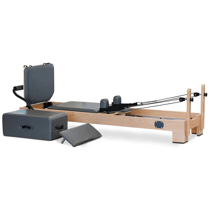 Commercial Studio Fixed Jumpboard Adjustable Spring bar Maple Wood Pilates Reformer