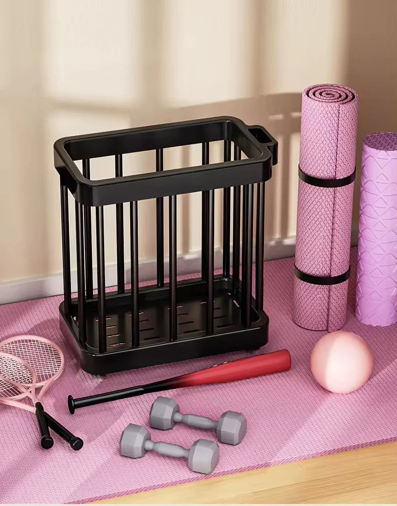 Multi-functional Reusable Container Sport Fitness Items Organization Studio Easy Handling Customize Logo Yoga Mat Storage Basket